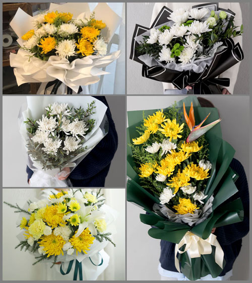 贵州贵阳息烽县养龙司镇茅坡村白事花束代送